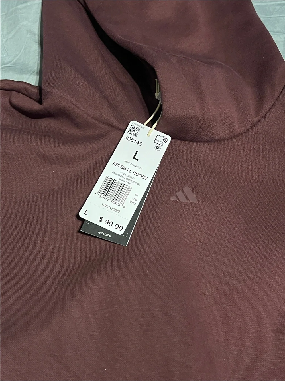Adidas Basketball Hooded Sweatshirt